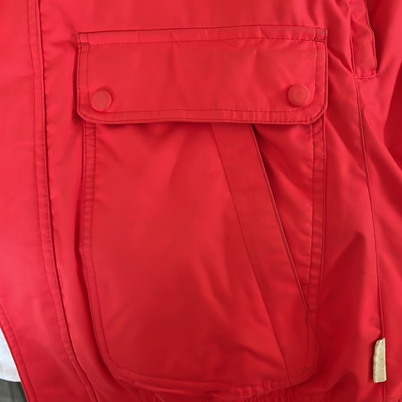 Hot Pink Burton Ski Coat with Faux Fur Hood - Picture 6 of 9